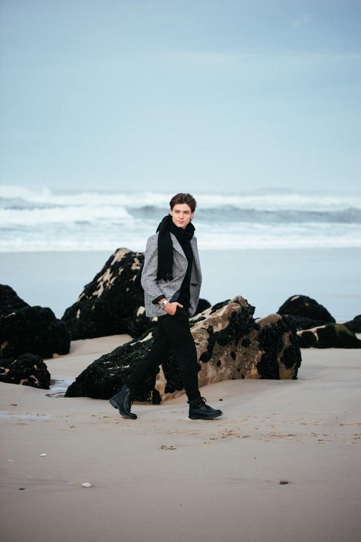 moody fashion male model